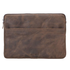 Awe Genuine Leather iPad and MacBook Sleeve 11 / Dark Brown Bouletta Shop
