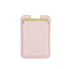 Maggy Magnetic Leather Card Holder Pink Bouletta Shop