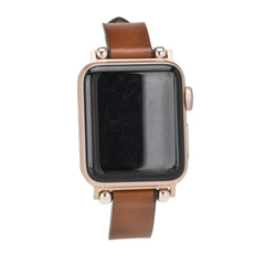 Arya leather apple watch band